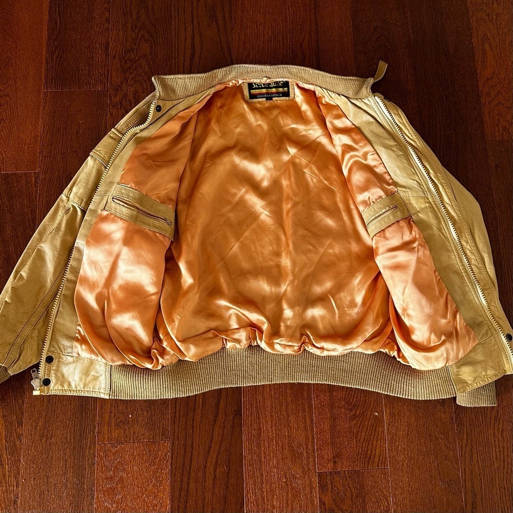 Vintage Leather Style Auto Carerra Design Jacket size L - Picture 7 of 11